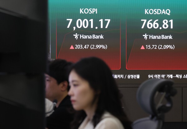 알파벳 실적 훈풍에 반도체주 '들썩'···코스피 6980선 강세 출발 - 뉴스 썸네일 이미지