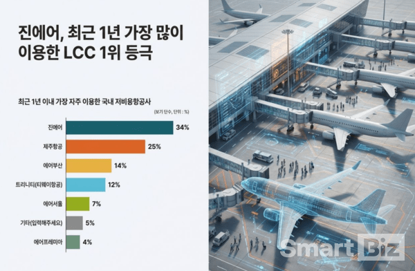 가격도 시간도 같다면···소비자가 선택한 항공사는? - 뉴스 썸네일 이미지